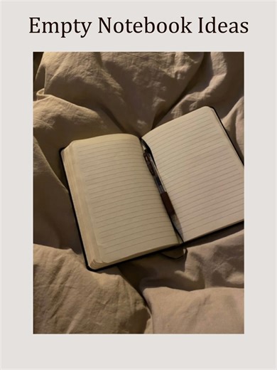 Empty notebook ideas 📓📝 #notebooks #journal #writing #aesthetic