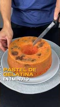 Pastel de gelatina en 1 minuto | Receta del día