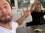Chris Hemsworth and Elsa Pataky dance inside their mansion