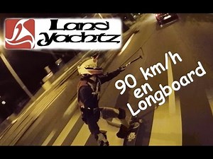 Ça frôle les 100km/h en longboard !