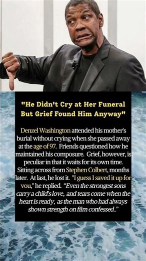 He Didn't Cry at Her Funeral But Grief Found Him Anyway