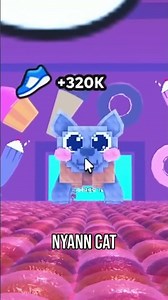Revived INSTANTLY to Stage 10! Nyan Cat Chase! #shorts