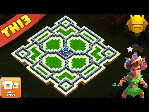 The BEST TH13 Base 2025! (Anti 3-Star + Loot Protection)