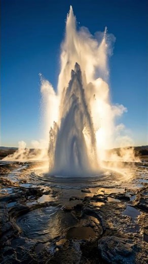 Nature’s Power: 8K Old Faithful Eruption