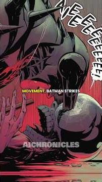 When BATMAN Gets ANGRY 😳 #Batman #BatmanComics #DCComics #BruceWayne #DarkKnight