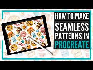 How To Make Seamless Patterns in Procreate! EASY!