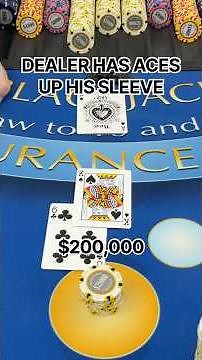 UNBELIEVABLE $200,000 BLACKJACK BET! #casino #gamble #blackjack #perfectpair