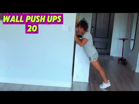 Wall Push-Up for Stronger Triceps | Easy Arm-Toning Move for Beginners