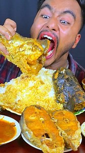 Eating Fish HEAD eating #reelsviralシfb | SumonEats