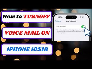 How to DEACTIVATE Voicemail on iPhone iOS 18 (U.S. Carriers) – Quick & Easy!