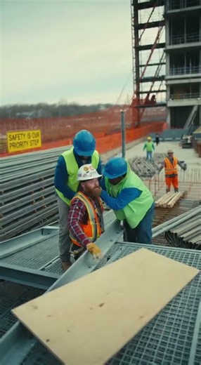 Sudden Construction Worker Accident Caught on Camera | Realistic & Dramatic Footage