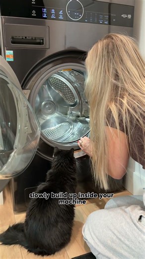How to Easily Remove Pet Hair from Your Washing Machine! #cleaningproducts #homecleaning