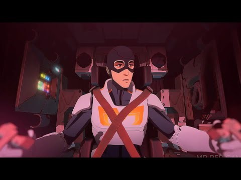 Mecha Man vs Toxic full Fight scene | DISPATCH | [1080P 60FPS]