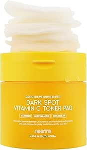 #OOTD Vitamin C Toner Pads with Niacinamide,70 Pads | Korean Skincare | Vitamin C toner pads with Niacinamide & Heartleaf; calms redness, controls excess oil & brightens dull oily skin