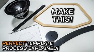 In custom car audio we frequently must make custom shapes to add geometry to a custom a pillar speaker pod, center console, door panel, subwoofer box, amp rack and more. How can we easily make these shapes with perfection? Here's the process explained! | Car Audio Fabrication