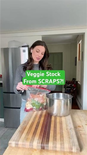 Veggie Stock From SCRAPS?!