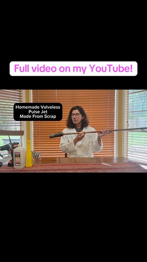 How to make a valveless pulse jet from scrap | fart can pulse jet | John Hernandez