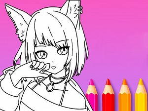 Play Anime Manga Coloring Book | Free Online  Games. KidzSearch.com
