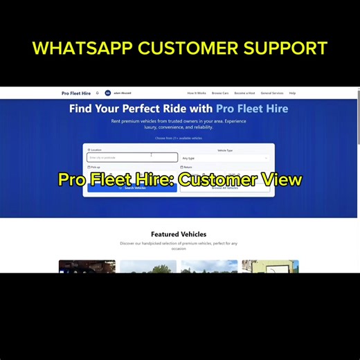 Here is an example customer dashboard view and what the customer experience is like when renting though our platform. #profleethire #carhirelondon #rentalsuk