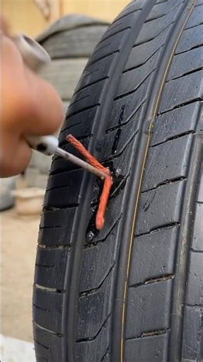 Réparation crevaison #automobile #mecaniquedupoint #conseilsauto #mechanic