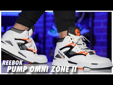 Reebok Pump Omni Zone 2 White/Black-Wild Orange