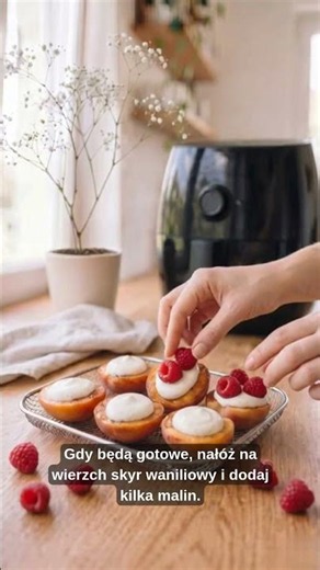 🍑 10-MINUTE AIR FRYER FIT DESSERT! Peach perfection! 🤯