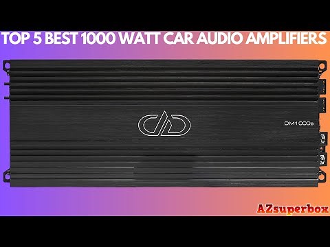 Top 5 Best 1000 Watt Car Audio Amplifiers (2023)