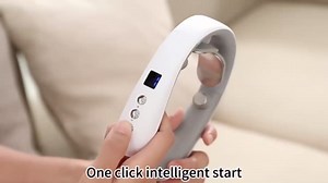 Neck Massager with Heat, Electric Pulse Neck Massager for Pain Relief, Wireless Neckology Intelligent Massager for Women