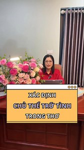 Cùng cô Minh Hương tìm hiểu các xác định chủ thể trữ tình trong thơ nhé ❤ | Học văn cô Minh Hương