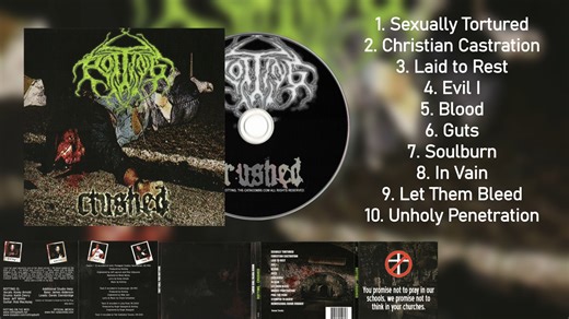 【残酷死亡金属/无损音质】Rotting - Crushed（1998）