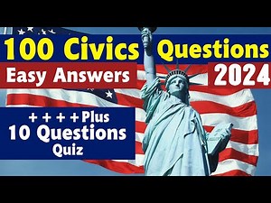 100 Civics Questions and Answers 2024/2025 ✅for the US Citizenship Interview (2008 Version)❗️❗️❗️