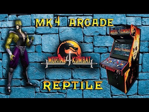 Mortal Kombat 4 ARCADE MAME 2019 | Reptile Playthrough (Master II)