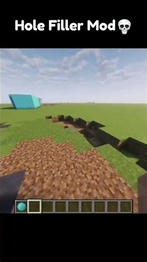 Hole Filler Mod #minecraft #fyp #shorts