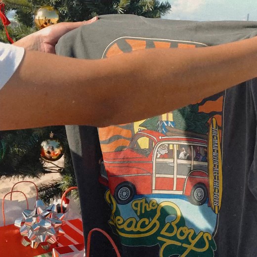 299K views · 13K reactions | Christmas is just around the corner, and “Little Saint Nick” is on his way with a new merch collection on his sleigh  Grab your sleds and ride on over to our Official Store to shop the brand new Holiday 2025 collection, including t-shirts, sweaters, and more! Link in stories and bio to shop. | The Beach Boys | Facebook