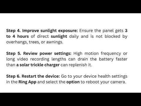 How To Fix Ring Camera Solar Panel Not Charging – Sun Angle, Cable & Test