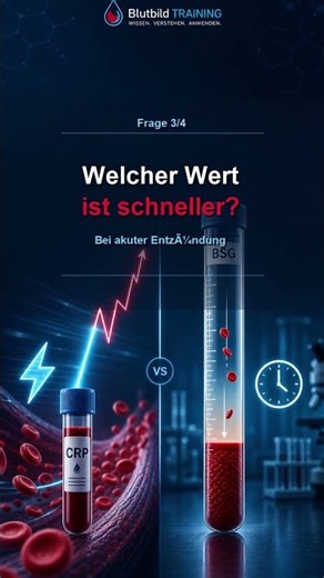 CRP oder BSG: Welcher Wert reagiert schneller? #shorts