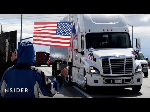 Inside the Trucker Convoy Heading to Washington, DC