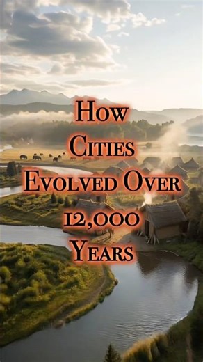 How Cities Evolved Over 12,000 Years #evolution #history #city