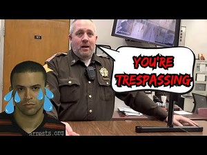 Auditing America gets Trespassed and starts Crying