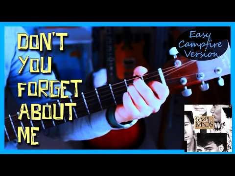 Don’t You Forget About Me – Campfire Guitar Lesson (Beginner Friendly)