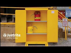 Ultimate Outdoor Safety: Justrite Outdoor Safety Cabinet