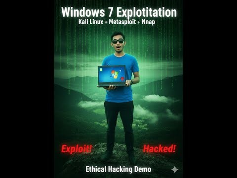 Windows 7 Metasploit Exploitation in VMware Kali Linux + Nmap Scan Ethical Hacking