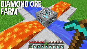 this MOST EFFECTIVE DIAMOND ore FARM in Minecraft !!!