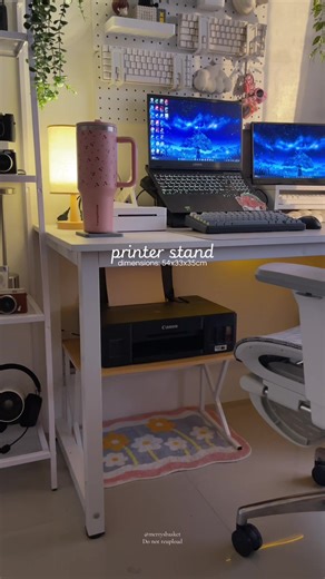 Optimal Desk Organization with Canon G1010 Printer Stand