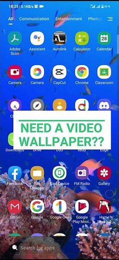 How to add a video wallpaper - Zedge