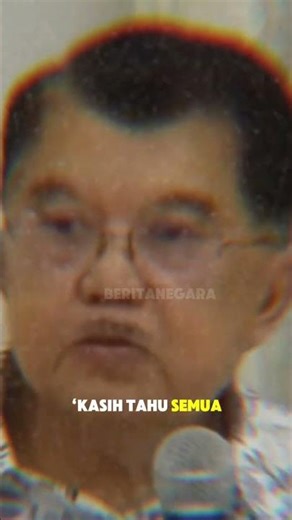 a strong statement came from Jusuf Kalla