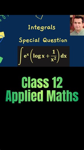 Vishal Arora on Instagram: "Integrals | Integration | Class 12 | Unique Question #class12maths #integrals #integration #integrationbyparts #studyreels #mathsconcepts #hotsquestion"