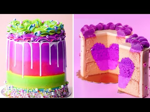 How To Make Colorful Cake Decorating Tutorials | Amazing Colorful Cake | Perfect Cake Video