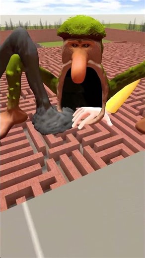 GUESS ALL SEA EATERS VS OG NPCS LIN GANG RUMI BRAINROT WORM IN MASSIVE MAZE GARRY`S MOD