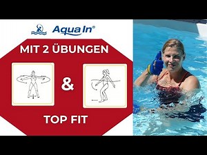 Aquajogging und sanftes Rückentraining mit Aquafitness Handschuhen